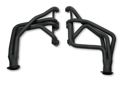 Flowtech Headers 13130FLT Headers, Long Tube, Steel, Painted, Dodge, Plymouth, B, E, Body, Big Block, B, RB, Pair