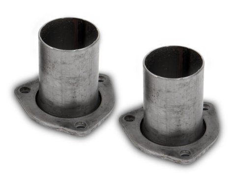 Flowtech Header Reducers with 2.25 Inch Outlet 10005FLT Reducers, 3-Bolt Flange, 2.5 in. Inlet, in. Outlet, Steel, Natural, Pair