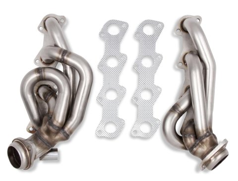 Flowtech Shorty Headers 12148FLT Headers, Shorty, Stainless Steel, Natural, Ford, Pair