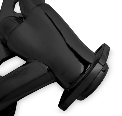 Flowtech Headers 92004FLT Headers, Shorty, Steel, Painted, 2.5 in. Collector, Round Port, Jeep, 3.8L, Pair
