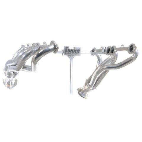 Flowtech Headers 31108FLT Headers, Shorty, Steel, Ceramic Coated, Chevy, Oldsmobile, with Chevy, Small Block, Pair