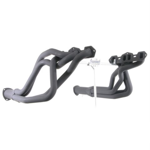 Flowtech Headers 11150FLT Headers, Long Tube, Steel, Painted, Oldsmobile, Pontiac, 350, 403, Pair