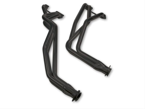 Flowtech Headers 11510FLT Headers, Long Tube, Steel, Painted, Chevy, K, V, Series Pickup, 250, 292, L6, Pair