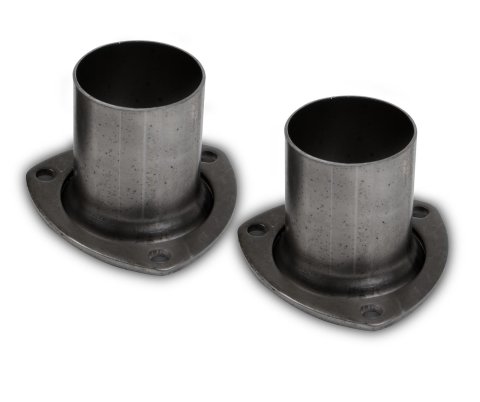 Flowtech Header Reducers with 2.5 Inch Outlet 10004FLT Reducers, 3-Bolt Flange, 3 in. Inlet, in. Outlet, Steel, Natural, Pair