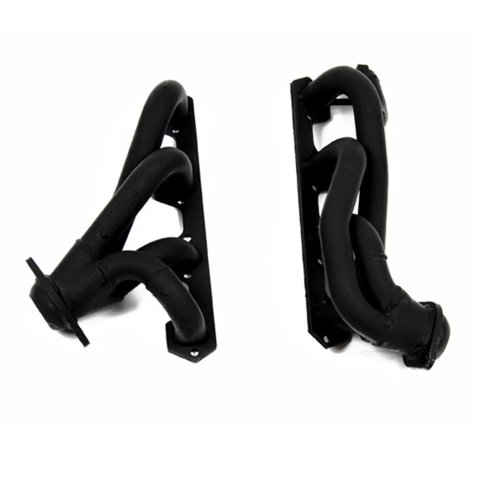 Flowtech Headers 91668FLT Headers, Shorty, Steel, Painted, Ford, Pickup, SUV, 5.8L, Pair