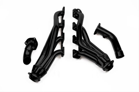 Flowtech Shorty Headers 91946FLT Headers, Shorty, Steel, Painted, Dodge, Pickup, 5.7L, Pair