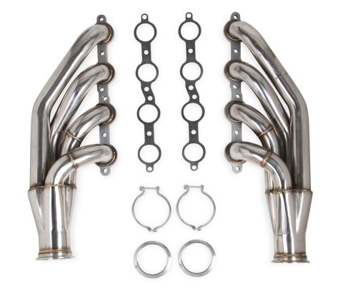 Flowtech LS Turbo Headers 11539FLT (Up and forward) 1-3/4" 304SS GM 4.8/5.3/6.0L V8 - Polished Finish