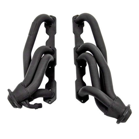 Flowtech Shorty Headers 91832FLT Headers, Shorty, Steel, Painted, Chevy, GMC, 5.7L, w/o A.I.R. Injection, Pair