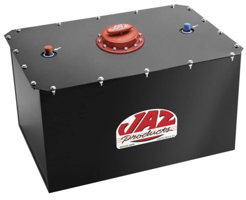 Jaz Products Pro Sport 22 Gallons Fuel Cell with Plastic T-Handle Cap 270-222-01 Cell, Sport, Cap, Steel Container, Bladder, Black, Gallons, Foam, Each