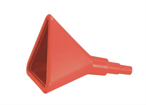 Jaz Products Funnels 550-014-06 Funnel, Plastic, Red, 14 in. Opening, 16.38 in. Length, Each