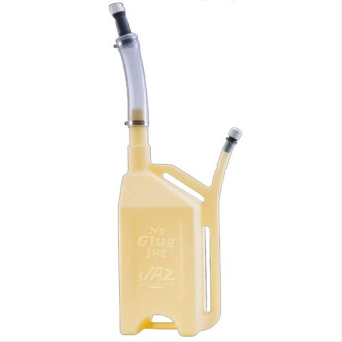 7 Gallons Jaz Products No-Glug Jug 710-107-05 Utility Jug, No-Glug, Rectangular, gallons, Vented, Plastic, Clear, Each