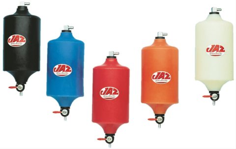 Jaz Products Overflow Tanks 600-025-01 Tank, 1 qt., Round, Polyethylene, Black, 1/4 in. Hose Barb Inlet, Universal, Each