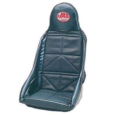 Jaz Products Drag Race Seat Covers 150-301-01 Cover, Race, Vinyl, Black, Highback, Each