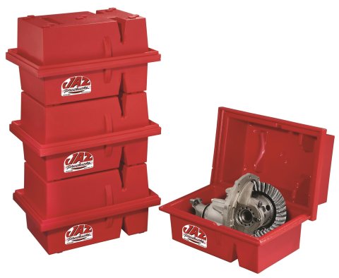 Jaz Products Protectos Differential Storage Cases 700-008-06 Case, Horizontal, Plastic, Red, Designed To Fit Ultra Case Differential, Ford 9 in., Each