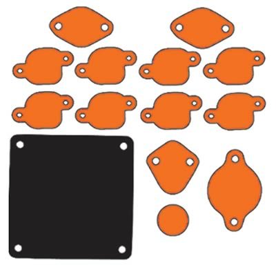 Jaz Products Engine Block-Off Kits 730-003-01 Block Off Kit, Storage, Dominator Carburetor, Chevy, Big Block, Kit