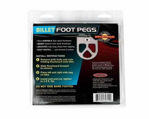 Hardline Products Electric Bike Foot Pegs SFP-1