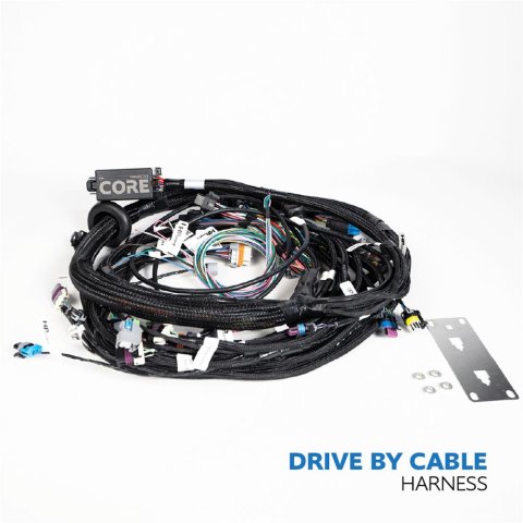 HP Tuners CORE LS Drive-By-Cable ECU Harnesses COR-HAR-001 Wiring Harnesses, ECU, Terminated, Drive-By-Cable, Chevrolet, Gen III LS, LSX, 24X/1X Main Harness, Each
