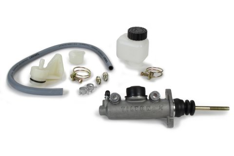 Tilton 74-Series Universal Master Cylinder Kits 74-875U Cylinder, Aluminum, Natural, .875 in. Bore, Plastic Reservoir, Universal, Kit