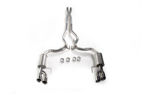 Roush Mustang Cat-Back Exhaust Systems 422293 Feature/Benefits: Axle-back system Fits 2018-2023 Ford GT 5.0L V8 with Ford Active