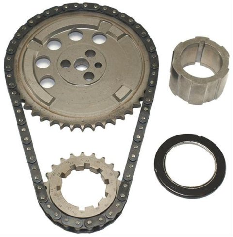 Cloyes Race Billet True Roller Timing Sets 9-3672TX9 Set, Single Chain, Steel Sprockets, 9 Key Way Version, Chevy, 6.0L LS2, Kit