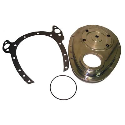 Cloyes Quick Button Two-Piece Timing Covers 9-226 Cover, 2-Piece, Aluminum, Natural, Chevy, Rocket Small Block, Each
