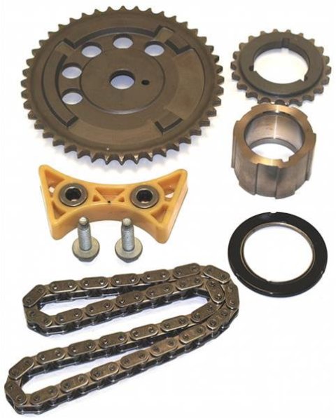 Cloyes Race Billet True Roller Timing Sets 9-3673TX3 Set, Single Chain, Steel Sprockets, Chain Damper, Chevy, Small Block LS, Set