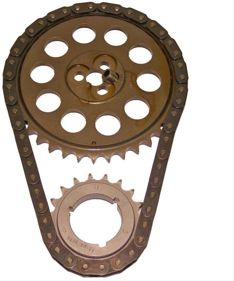 Cloyes Hex-A-Just Timing Sets 9-3149A Chain and Gear Set, Hex-A-Just, Single Roller, Billet Steel Sprockets, Chevy, 454, Set
