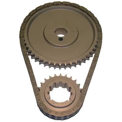 Cloyes Street Billet True Roller Timing Sets 9-3521X9 Chain and Gear Set, Billet, Double Roller, Steel Sprockets, Ford, 351C/351M/400M, Set