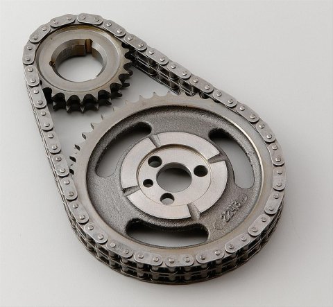 Cloyes Street True Roller Timing Sets 9-1100 Chain and Gear Set, Roller, Double Roller, Iron/Steel Sprockets, Chevy, Small Block, Set