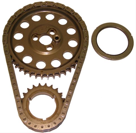 Cloyes Hex-A-Just Timing Sets 9-3100B Chain and Gear Set, Hex-A-Just, Double Roller, Billet Steel Sprockets, Chevy, Small Block, BBC Crank Snout, Set