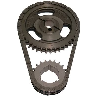 Cloyes Street True Roller Timing Sets 9-1138 Chain and Gear Set, Roller, Double Roller, Iron/Steel Sprockets, Ford, Small Block, Works with 2-Piece Fuel Pump Eccentric, Set