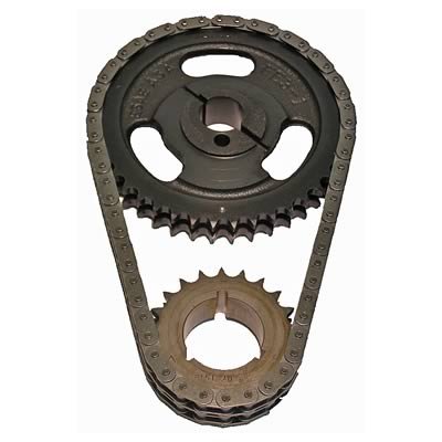 Cloyes Original Race True Roller Timing Sets 9-3138 Chain and Gear Set, Roller, Double Roller, Iron/Steel Sprockets, Ford, Small Block, For use with 2-Piece Fuel Pump Eccentric, Set