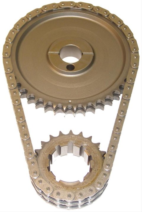 Cloyes Race Billet True Roller Timing Sets 9-3635X9-5 Chain and Gear Set, -0.005 in. Length, Double Roller, Steel Sprockets, Ford, Small Block, For use with 1-Piece Fuel Pump Eccentric, Set