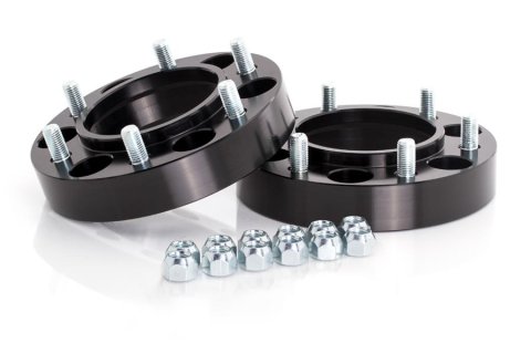 Spidertrax Off-Road 1.25 inch Wheel Spacers WHS007K Spacers, Billet Aluminum, Black Anodized, in. Thick, 6 x 5.50 in. Bolt Pattern, Toyota, Pair
