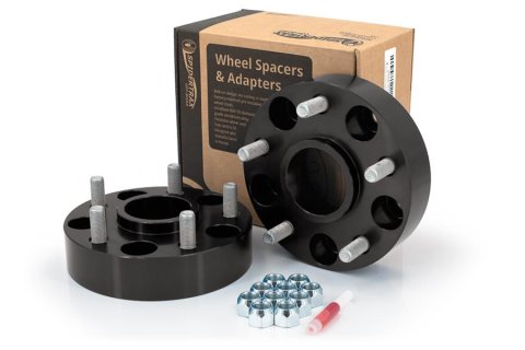 Spidertrax Off-Road 1.5 inch Wheel Spacers WHS010K Spacers, Billet Aluminum, Black Anodized, 1.50 in. Thick, 5 x 5 in. Bolt Pattern, Jeep, Pair