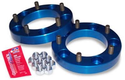 Spidertrax Off-Road 1 inch Wheel Spacers WHS001 Spacers, Billet Aluminum, Blue Anodized, 1.00 in. Thick, 5 x 5.50 in. Bolt Pattern, Suzuki, Geo, Pair