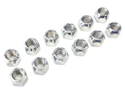 Spidertrax Off-Road Lug Nuts WHS016 Nuts, Conical Seat, M12 x 1.5 RH, Open End, Chrome Plated Steel, Set of 12