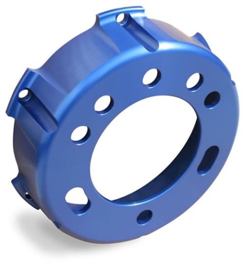 Spidertrax Off-Road Brake Rotor Hats HAT001 Hats, Fixed Mount, Billet Aluminum, 5 x 5.5 in, 6 x 5.5 in., Bolt Patterns, 2.00 in. Offset, Each