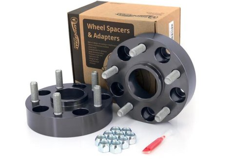 Spidertrax Off-Road 1.75 inch Wheel Spacers WHS024G Spacers, Billet Aluminum, Gray Anodized, in. Thick, 5 x 5 in. Bolt Pattern, Jeep, Pair