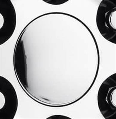 REV Wheels Replacement Center Caps C10586C Cap, Plastic, Chrome, Snap-On, Each