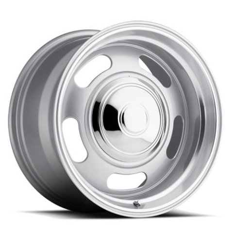 REV Wheels 107 Classic Rally Series Silver 20x8 Wheel, Classic, 20 in. x 8 in., Aluminum, Silver, 5 x 4.75 in./5 x 5 in. Bolt Circle, 4.5 in. Backspace, Each