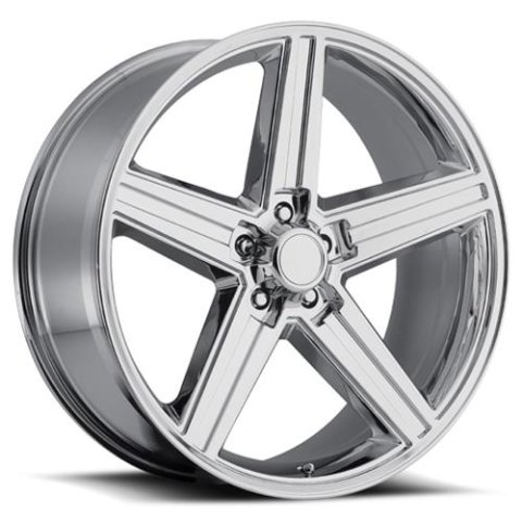 REV Wheels 652 Series OE Replica Chrome IROC 18x8 Wheel, Series, Replica, 18 in. x 8 in., Aluminum, Chrome, 5 x 4.75 in. Bolt Circle, 4 in. Backspace, Each