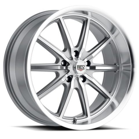 REV Wheels 110 Classic Series Anthracite 20x8 Wheel, Classic, 20 in. x 8 in., Aluminum, Anthracite, 5 x 4.75 in. Bolt Circle, 4.5 in. Backspace, Each