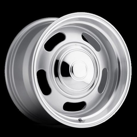 REV Wheels 107 Classic Rally Series Silver 18x8 Wheel, Classic, 18 in. x 8 in., Aluminum, Silver, 5 x 4.75 in. Bolt Circle, 4.5 in. Backspace, Each