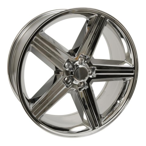 REV Wheels 652 Series OE Replica Chrome IROC 22x9.5 Wheel, Series, Replica, 22 in. x 9.5 in., Aluminum, Chrome, 5 x 4.75 in. Bolt Circle, 5.84 in. Backspace, Each