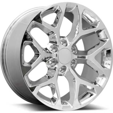 REV Wheels 582 Series OE Replica Chrome 22x9 Wheel, Series, Replica, 22 in. x 9 in., Aluminum, Chrome, 6 x 5.5 in. Bolt Circle, 5.94 in. Backspace, Each