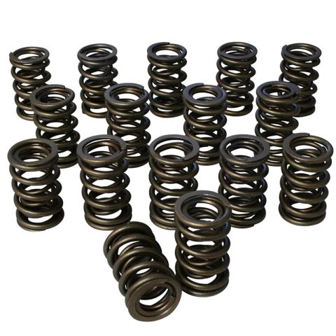 Howards Cams Max Effort Mechanical Roller Valve Springs 98441 Spring, Dual, 1.437 in. Outside Diameter, 375 lbs./in. Rate, 1.050 in. Coil Bind Height, Set of 16