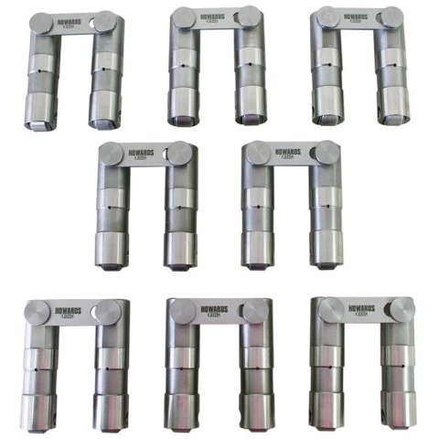 Howards Cams Street Series Retrofit Hydraulic Roller Lifters 91164N Lifters, Series, Roller, Vertical Bar, Chevy, Small Block, Set of 16