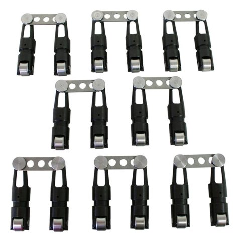 Howards Cams Pro Lite Direct Lube Mechanical Roller Lifters 91132 Lifters, Roller, Lube, Vertical Bar, Chevy, Small Block, .300 in. Tall, Set of 16
