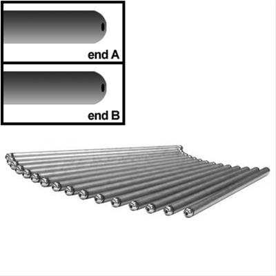 Howards Cams Performance Series C1010 Pushrods 95220 Pushrods, High Energy, Steel, Heat-Treated, 3/8 in. Diameter, 7.640/8.595 in. Length, Universal, Set of 16